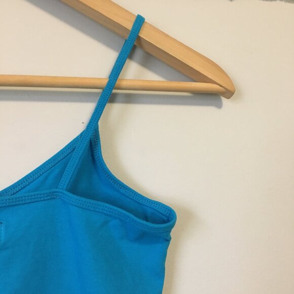 NWT Seductions Bright Aqua Blue Simple Cotton Camisole - Picture 7 of 13